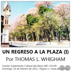 UN REGRESO A LA PLAZA (I) - Por THOMAS L. WHIGHAM - Domingo, 14 de Febrero de 2021